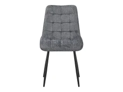 Clearance Habitat et jardin Conjunto de 4 cadeiras de jantar em tecido premium "Yanis" - Cinza Cinzento