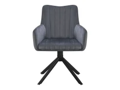 Habitat et jardin Conjunto de 2 cadeiras em tecido "Pharell" - 60 x 61 x 91 cm - Cinza^ Banco