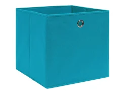 Sale vidaxl Conjunto de 4 Caixas de Arrumação -Bebé 32x32x32 cm Azul