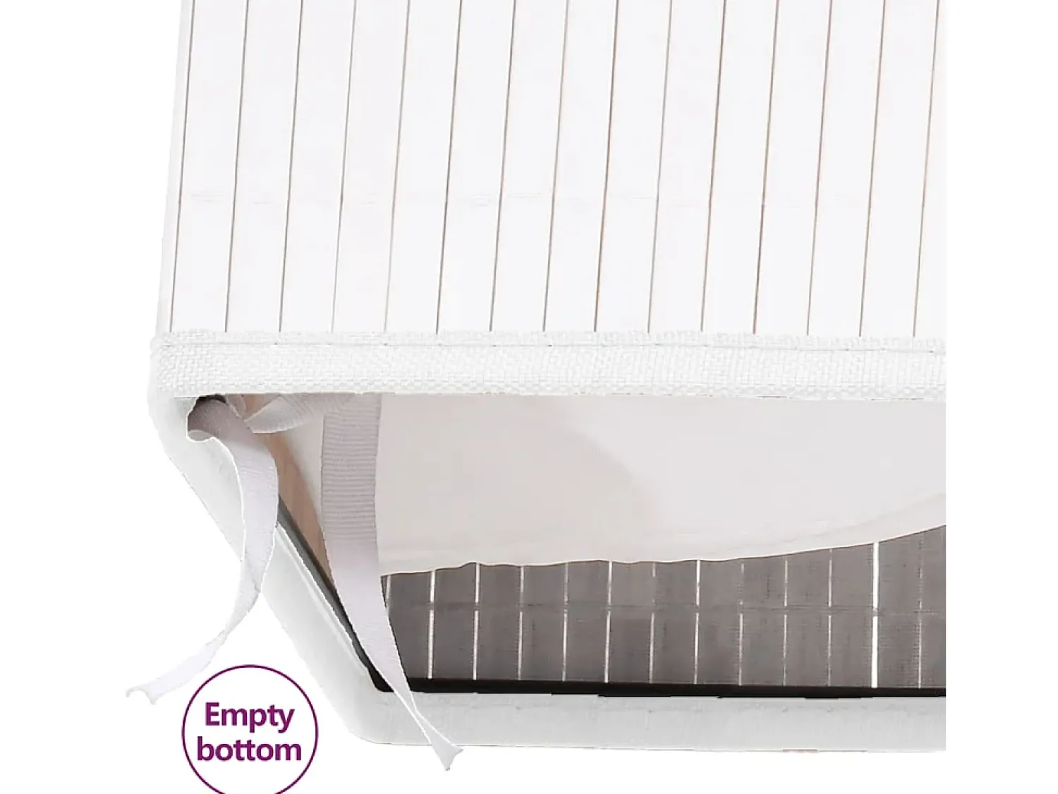 Best vidaxl Conjunto de 4 Caixas de Arrumação em Bambu para Organização Branco