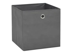 Acessórios De Arrumação*vidaxl Conjunto de 4 Caixas de Arrumação Cinzentas em TNT 32x32x32 cm Cinzento