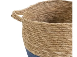 Acessórios De Arrumação|Cesto|VS Venta-stock Conjunto de 3 cestas Anxo de fibra natural com alças, /natural. Azul