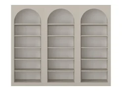 Vente-unique Conjunto de 3 estantes com 6 nichos - - CYMORA^ Biblioteca