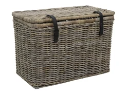 Acessórios De Arrumação*OZAIA Conjunto de 2 malas de arrumação em kubu NEFTA - C80 x L45 x A55 cm e C70 x L35 x A45 cm Cinzento