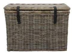 Acessórios De Arrumação*OZAIA Conjunto de 2 malas de arrumação em kubu NEFTA - C80 x L45 x A55 cm e C70 x L35 x A45 cm Cinzento