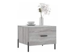 Mesa De Centro| Conjunto de 2 Mesas de Centro | Mesa de apoio | Mesa de café 50x50x40 cm madeira proc. sonoma cinza Cinzento