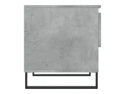 Mesa De Centro| Conjunto de 2 Mesas de Centro | Mesa de apoio | Mesa de café 50x46x50 cm deriv. madeira cinza-cimento Cinzento