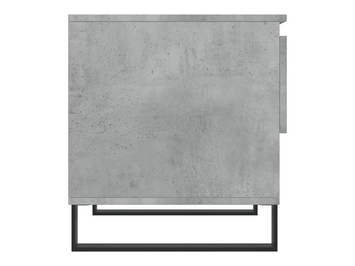 Mesa De Centro| Conjunto de 2 Mesas de Centro | Mesa de apoio | Mesa de café 50x46x50 cm deriv. madeira cinza-cimento Cinzento