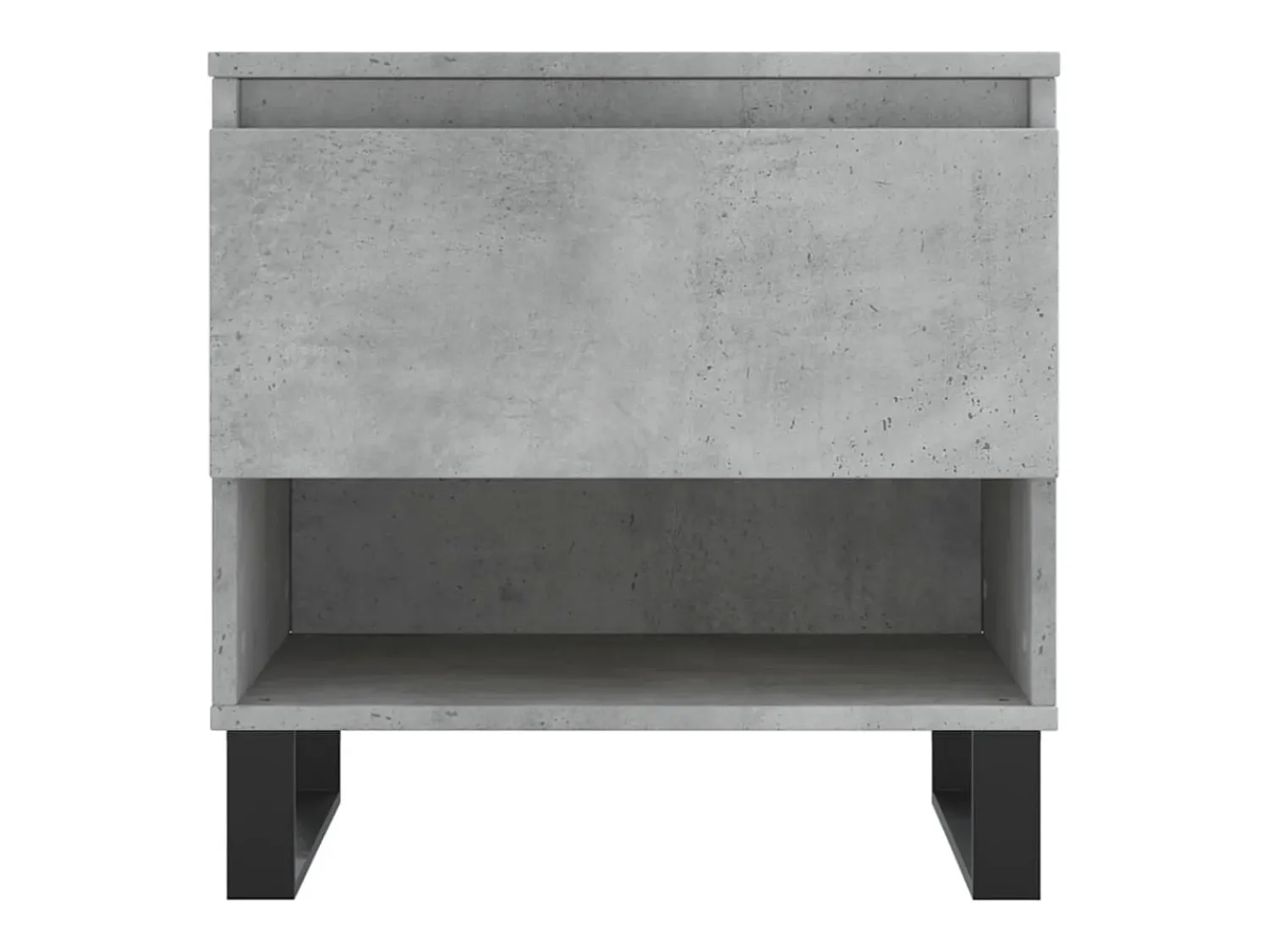 Mesa De Centro| Conjunto de 2 Mesas de Centro | Mesa de apoio | Mesa de café 50x46x50 cm deriv. madeira cinza-cimento Cinzento