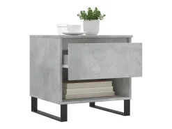 Mesa De Centro| Conjunto de 2 Mesas de Centro | Mesa de apoio | Mesa de café 50x46x50 cm deriv. madeira cinza-cimento Cinzento