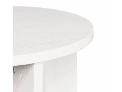 Mesa De Centro| Conjunto de 2 Mesas de Centro | Mesa de apoio 41.5x41.5x44 cm Branco