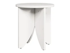 Mesa De Centro| Conjunto de 2 Mesas de Centro | Mesa de apoio 41.5x41.5x44 cm Branco