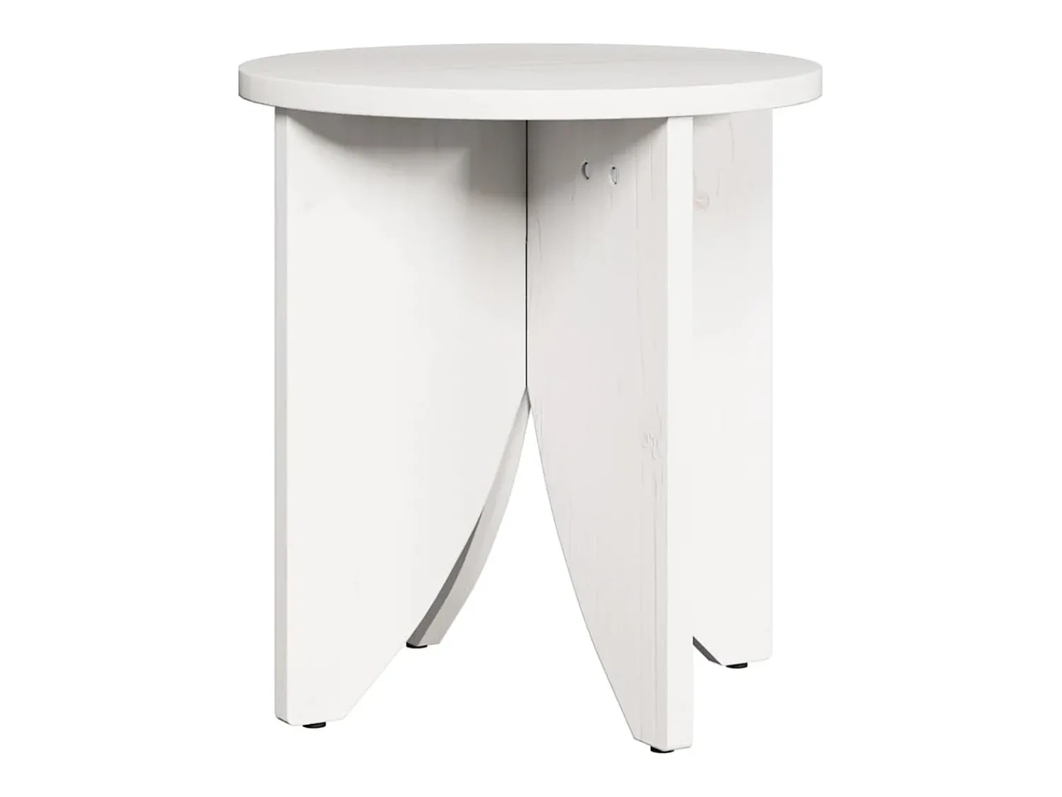 Mesa De Centro| Conjunto de 2 Mesas de Centro | Mesa de apoio 41.5x41.5x44 cm Branco