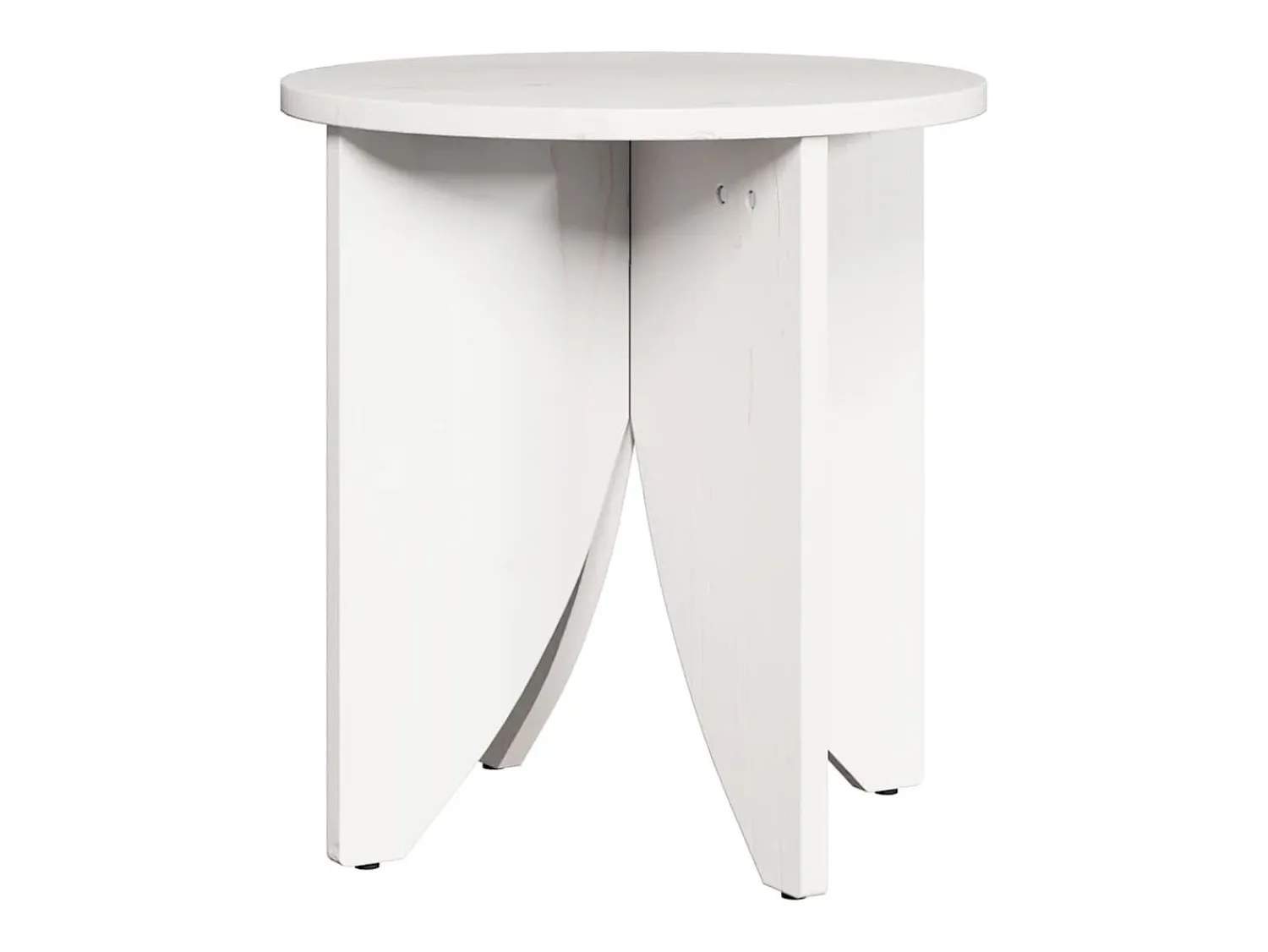 Mesa De Centro| Conjunto de 2 Mesas de Centro | Mesa de apoio 41.5x41.5x44 cm Branco