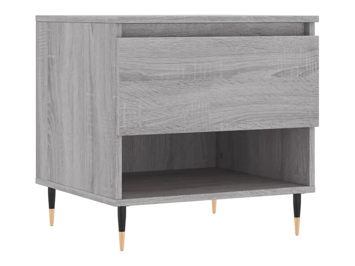 Conjunto de 2 Mesas de Centro | Mesa de apoio | Mesa de café 50x46x50cm deriv. madeira sonoma^ Mesa De Centro