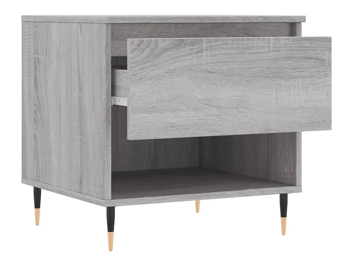 Conjunto de 2 Mesas de Centro | Mesa de apoio | Mesa de café 50x46x50cm deriv. madeira sonoma^ Mesa De Centro