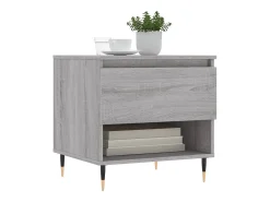 Conjunto de 2 Mesas de Centro | Mesa de apoio | Mesa de café 50x46x50cm deriv. madeira sonoma^ Mesa De Centro