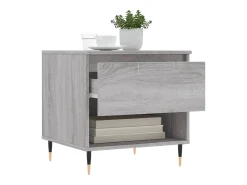 Conjunto de 2 Mesas de Centro | Mesa de apoio | Mesa de café 50x46x50cm deriv. madeira sonoma^ Mesa De Centro