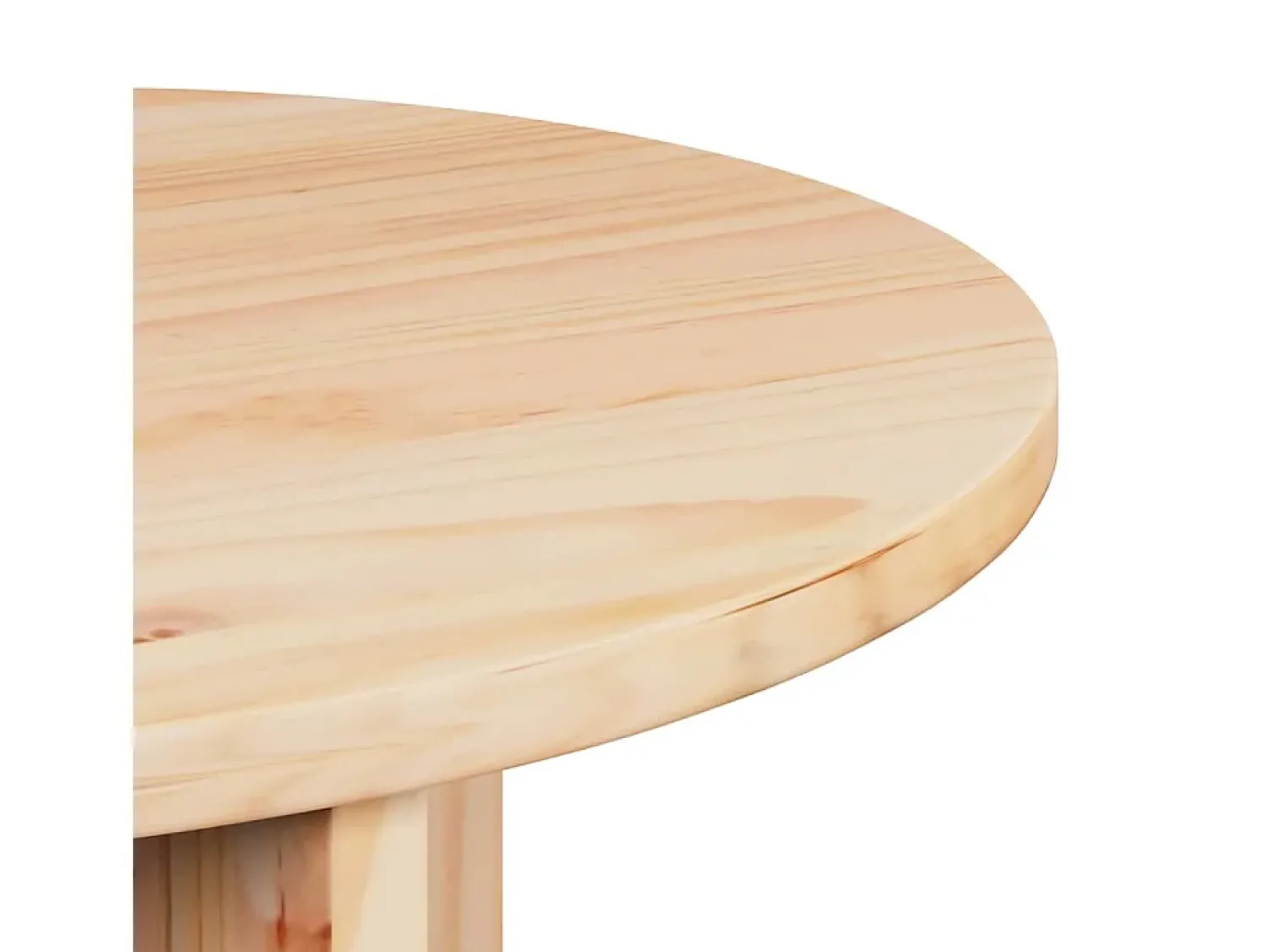 Conjunto de 2 Mesas de Centro | Mesa de apoio Natural 49x49x28 cm^ Mesa De Centro