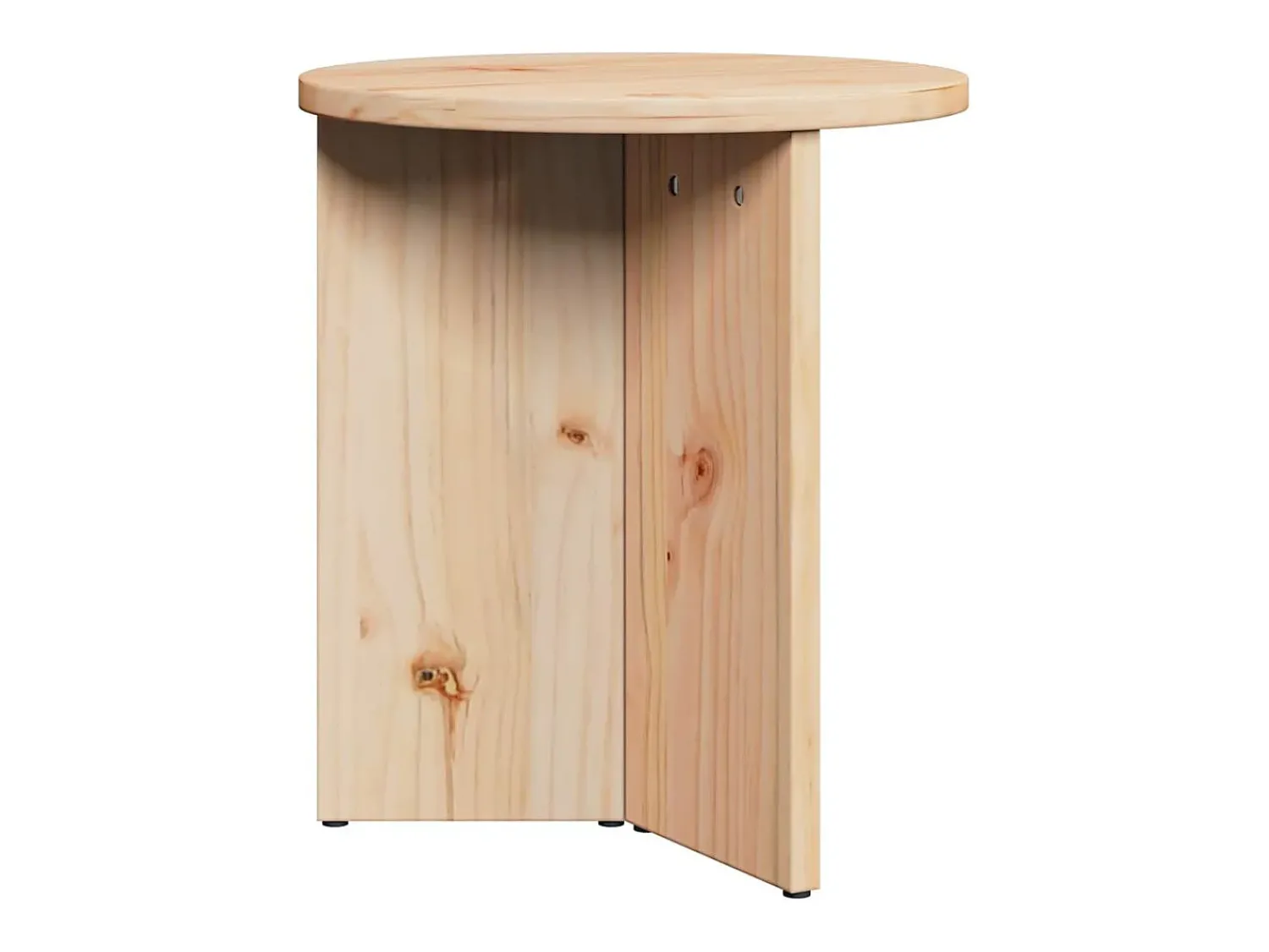 Conjunto de 2 Mesas de Centro | Mesa de apoio Natural 49x49x28 cm^ Mesa De Centro