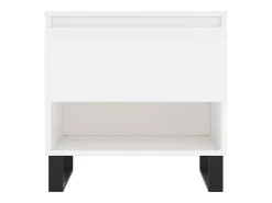 Conjunto de 2 Mesas de Centro | Mesa de apoio | Mesa de café 50x46x50cm deriv. madeira brilhante^ Mesa De Centro