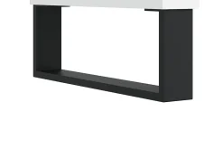 Conjunto de 2 Mesas de Centro | Mesa de apoio | Mesa de café 50x46x50cm deriv. madeira brilhante^ Mesa De Centro