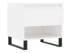 Conjunto de 2 Mesas de Centro | Mesa de apoio | Mesa de café 50x46x50cm deriv. madeira brilhante^ Mesa De Centro