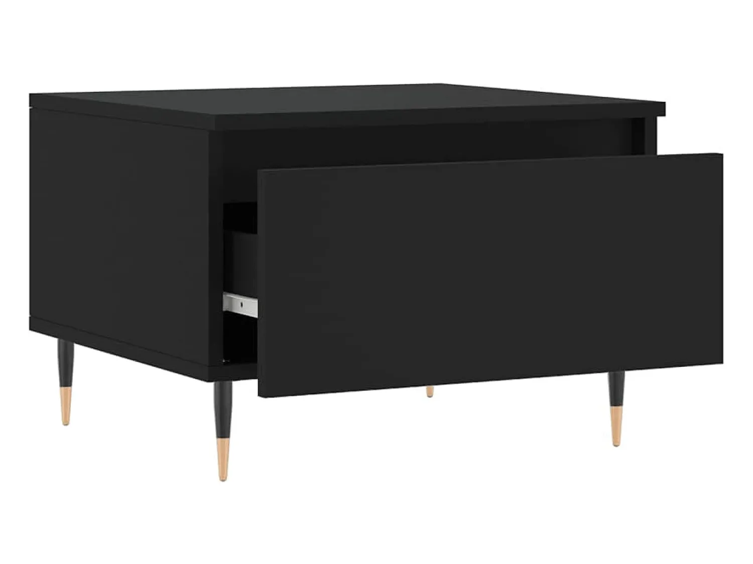 Conjunto de 2 Mesas de Centro | Mesa de apoio | Mesa de café 50x46x35 cm derivados de madeira^ Mesa De Centro