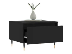 Conjunto de 2 Mesas de Centro | Mesa de apoio | Mesa de café 50x46x35 cm derivados de madeira^ Mesa De Centro