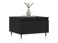 Conjunto de 2 Mesas de Centro | Mesa de apoio | Mesa de café 50x46x35 cm derivados de madeira^ Mesa De Centro