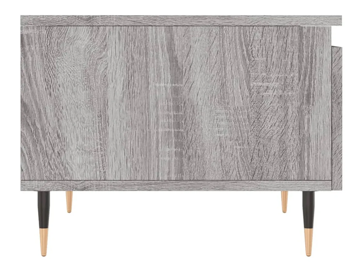 Mesa De Centro* Conjunto de 2 Mesas de Centro | Mesa de apoio | Mesa de café 50x46x35cm deriv. madeira sonoma Cinzento
