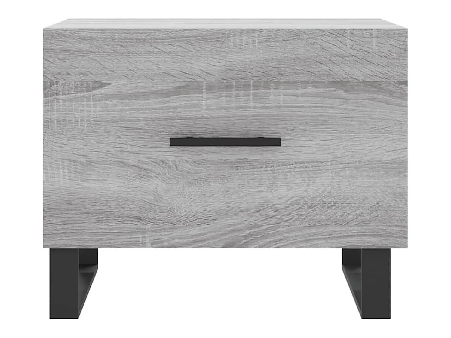 Conjunto de 2 Mesas de Centro | Mesa de apoio | Mesa de café 50x50x40 cm madeira proc. sonoma cinza^ Mesa De Centro