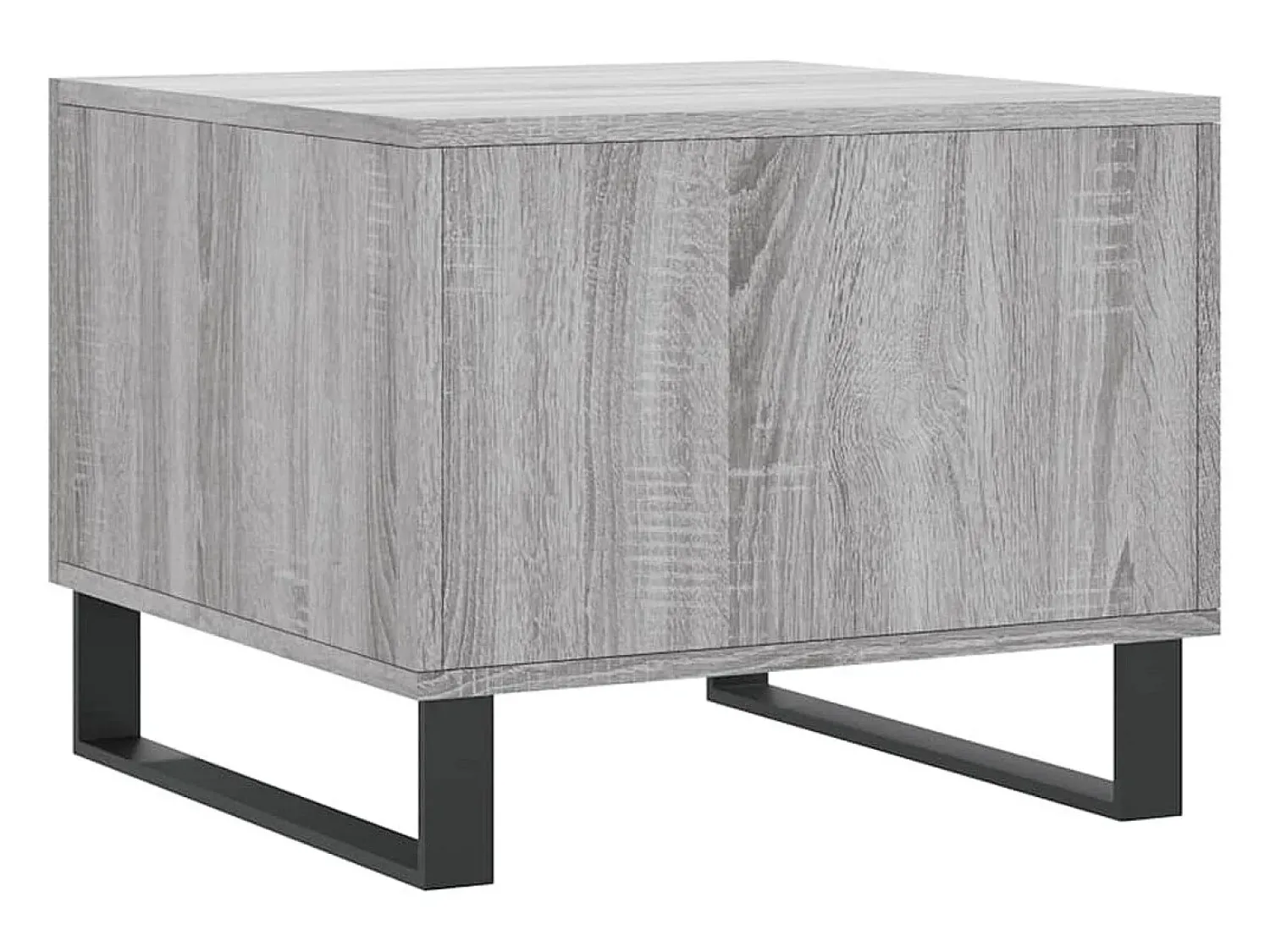 Conjunto de 2 Mesas de Centro | Mesa de apoio | Mesa de café 50x50x40 cm madeira proc. sonoma cinza^ Mesa De Centro