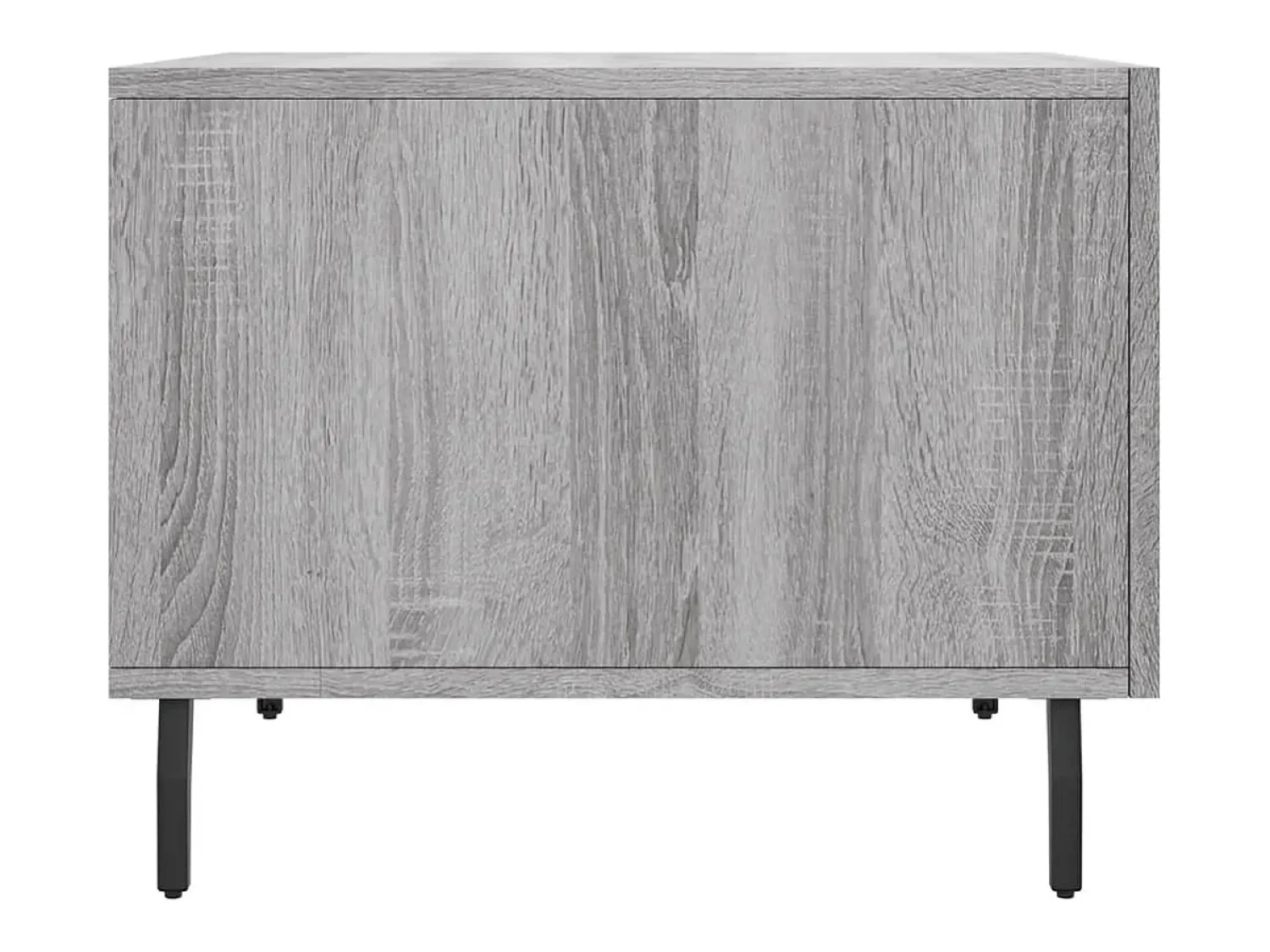 Mesa De Centro| Conjunto de 2 Mesas de Centro | Mesa de apoio | Mesa de café 50x50x40 cm madeira proc. sonoma cinza Cinzento