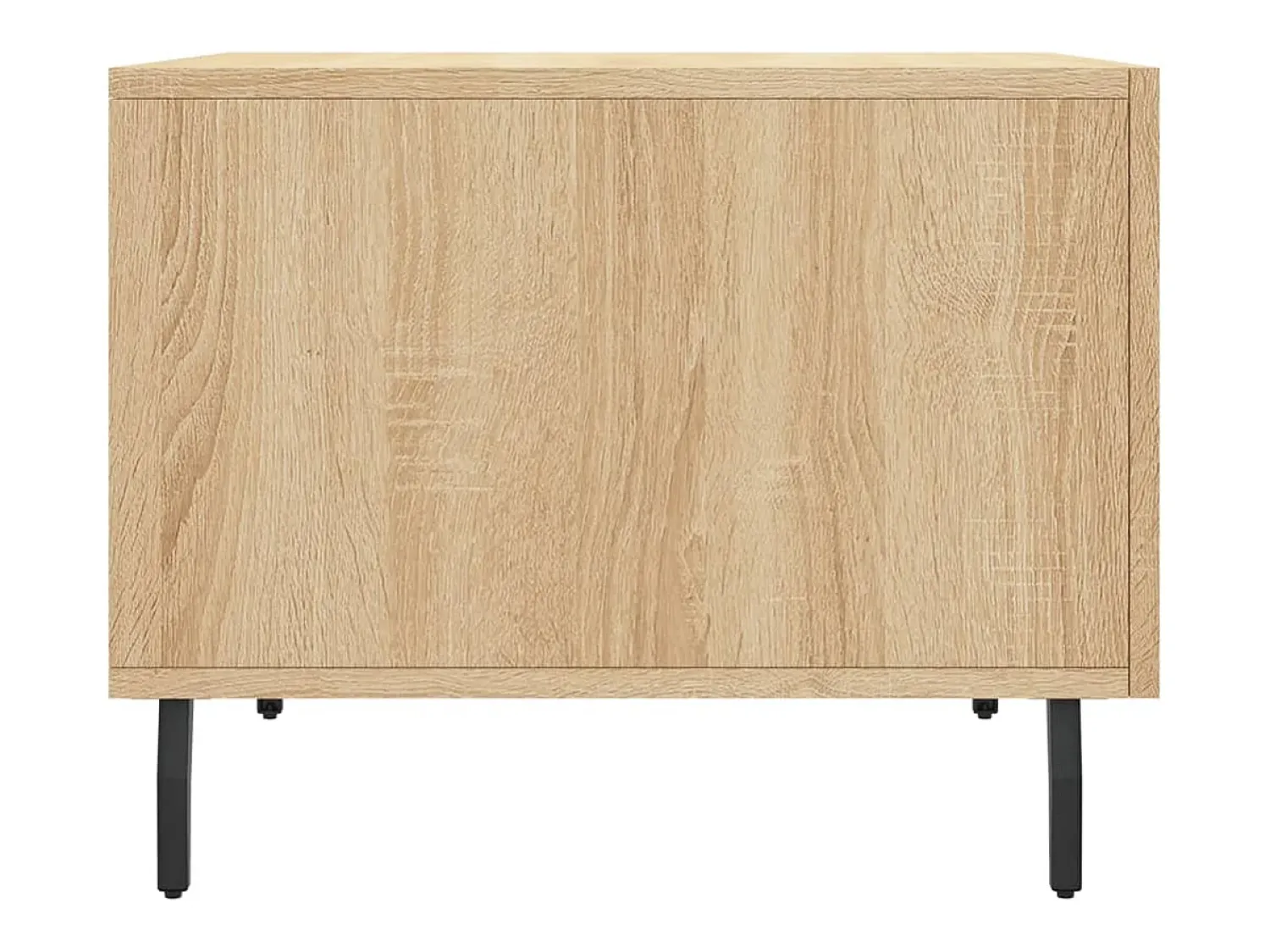 Mesa De Centro* Conjunto de 2 Mesas de Centro | Mesa de apoio | Mesa de café 50x50x40cm deriv. madeira carvalho sonoma Castanho