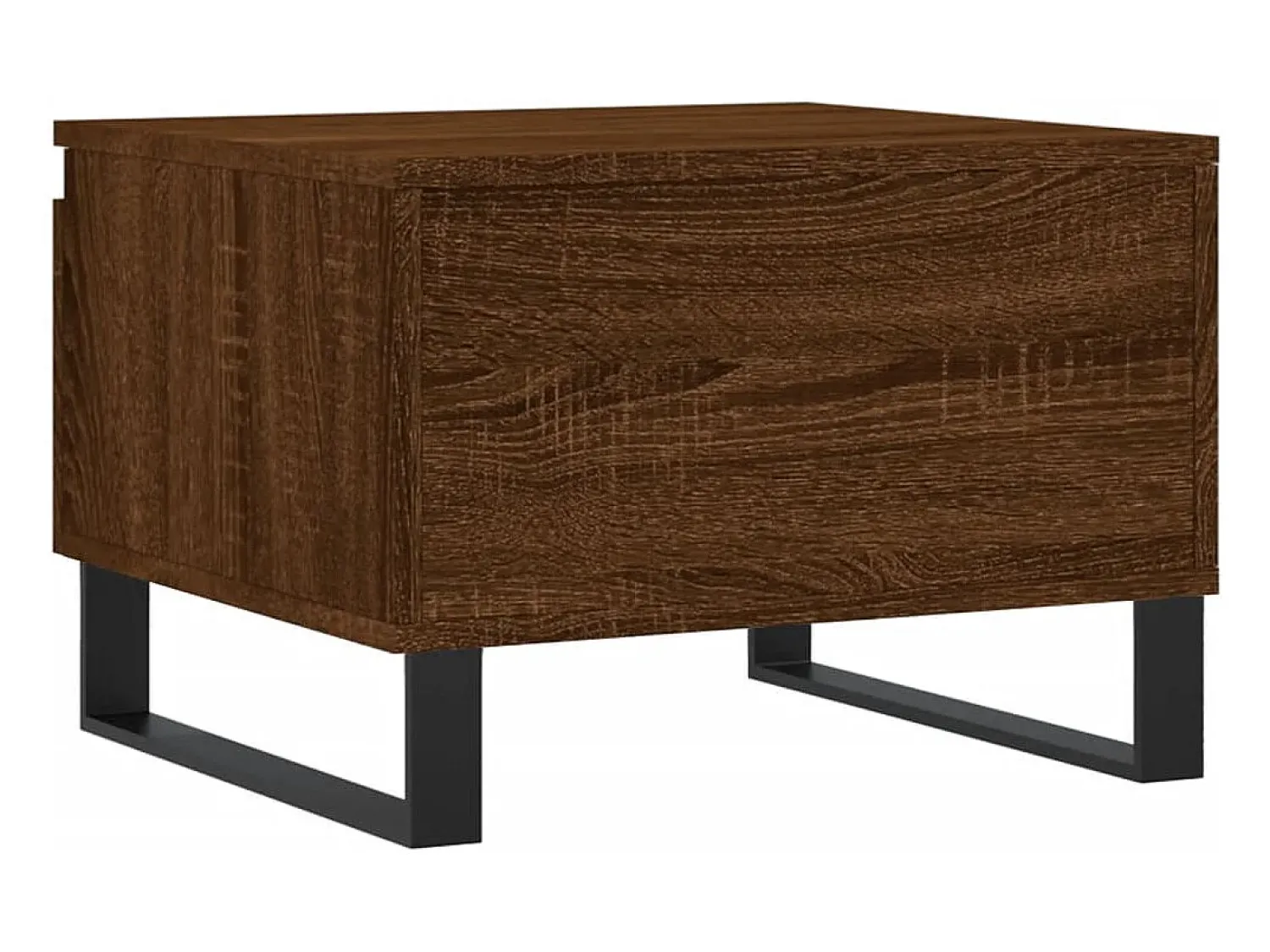 Conjunto de 2 Mesas de Centro | Mesa de apoio | Mesa de café 50x46x35 cm deriv. madeira carvalho^ Mesa De Centro