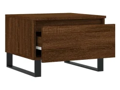 Conjunto de 2 Mesas de Centro | Mesa de apoio | Mesa de café 50x46x35 cm deriv. madeira carvalho^ Mesa De Centro