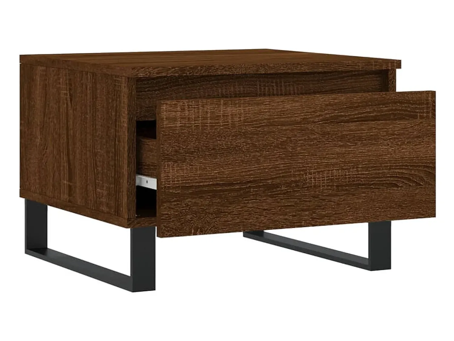 Conjunto de 2 Mesas de Centro | Mesa de apoio | Mesa de café 50x46x35 cm deriv. madeira carvalho^ Mesa De Centro