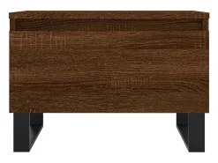 Conjunto de 2 Mesas de Centro | Mesa de apoio | Mesa de café 50x46x35 cm deriv. madeira carvalho^ Mesa De Centro