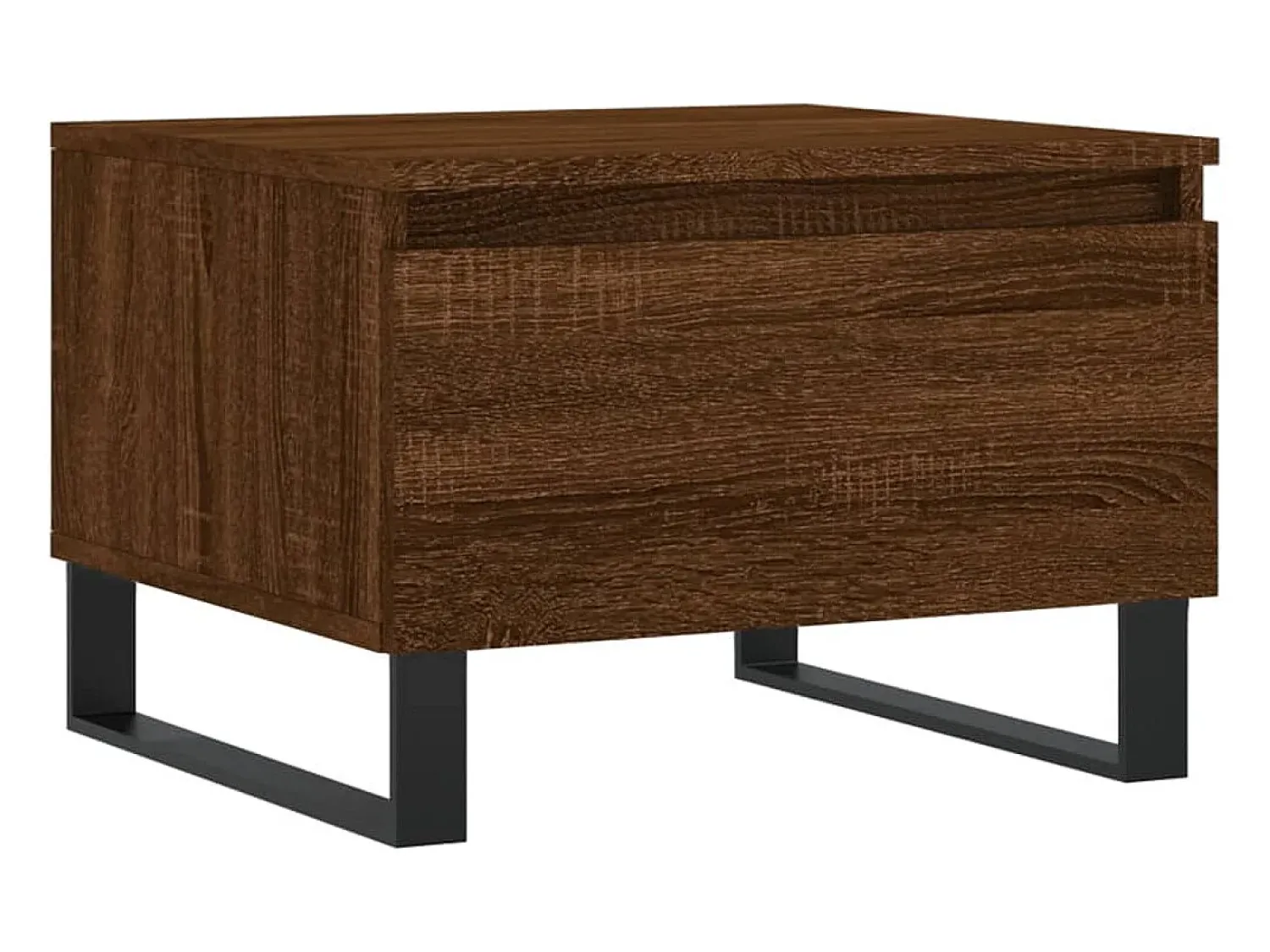 Conjunto de 2 Mesas de Centro | Mesa de apoio | Mesa de café 50x46x35 cm deriv. madeira carvalho^ Mesa De Centro