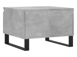 Mesa De Centro* Conjunto de 2 Mesas de Centro | Mesa de apoio | Mesa de café 50x46x35 cm deriv. madeira cinza-cimento Cinzento