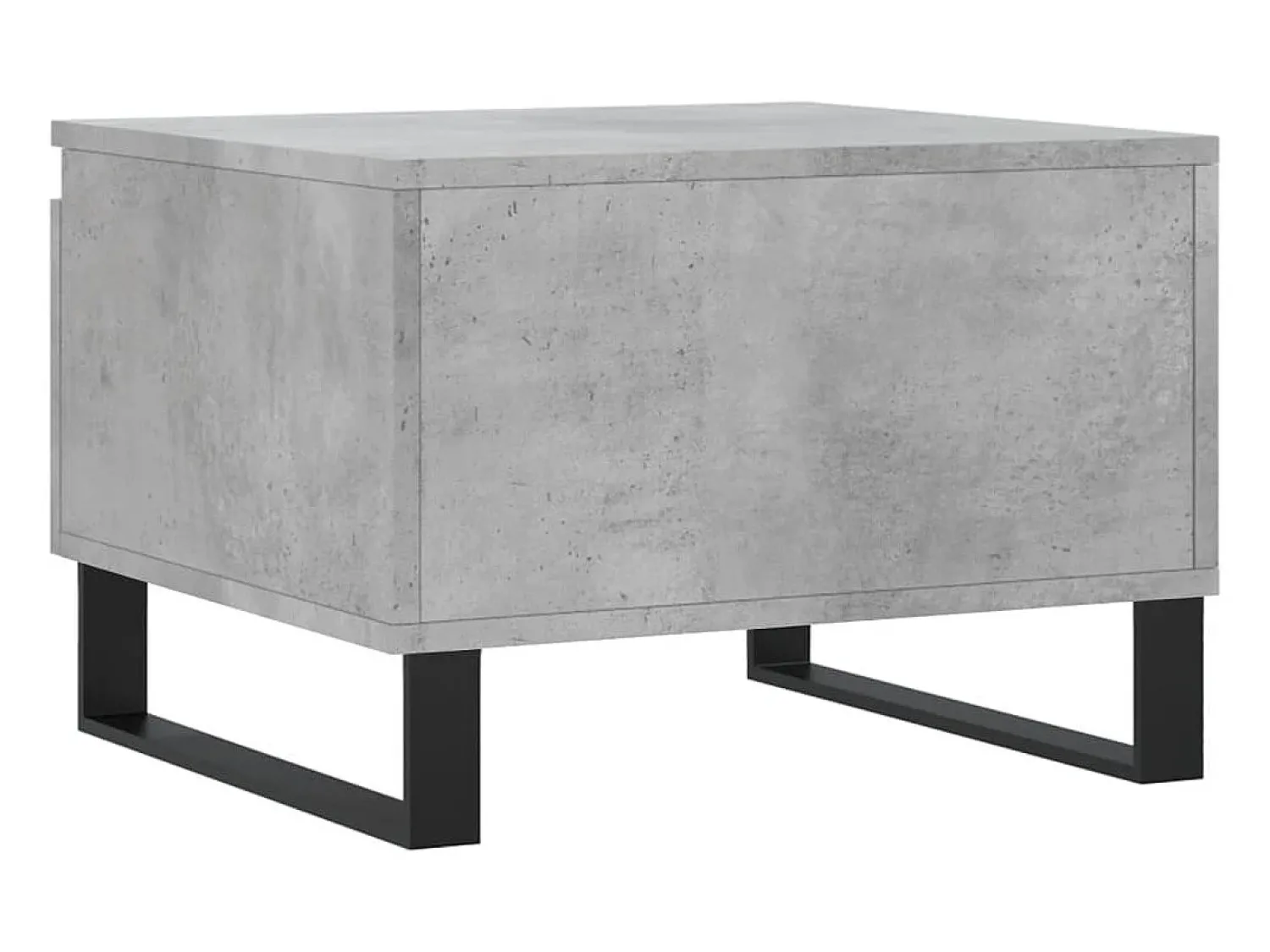Mesa De Centro* Conjunto de 2 Mesas de Centro | Mesa de apoio | Mesa de café 50x46x35 cm deriv. madeira cinza-cimento Cinzento