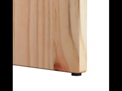 Online Conjunto de 2 Mesas de Centro | Mesa de apoio Natural 41.5x41.5x41 cm Castanho