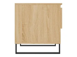 Mesa De Centro* Conjunto de 2 Mesas de Centro | Mesa de apoio | Mesa de café 50x46x50cm deriv. madeira carvalho sonoma Castanho
