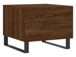 Conjunto de 2 Mesas de Centro | Mesa de apoio | Mesa de café 50x50x40 cm madeira proc. carvalho^ Mesa De Centro