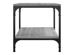 Mesa De Centro| Conjunto de 2 Mesas de Centro | Mesa de apoio | Mesa de café 40x40x40 cm derivados madeira cinza sonoma Cinzento