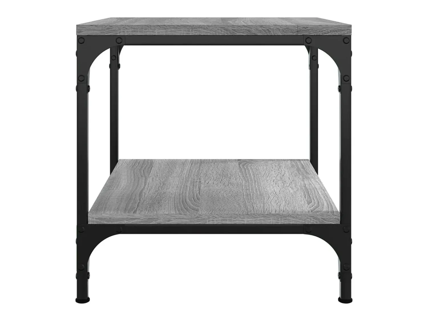 Mesa De Centro| Conjunto de 2 Mesas de Centro | Mesa de apoio | Mesa de café 40x40x40 cm derivados madeira cinza sonoma Cinzento