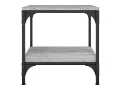 Mesa De Centro| Conjunto de 2 Mesas de Centro | Mesa de apoio | Mesa de café 40x40x40 cm derivados madeira cinza sonoma Cinzento
