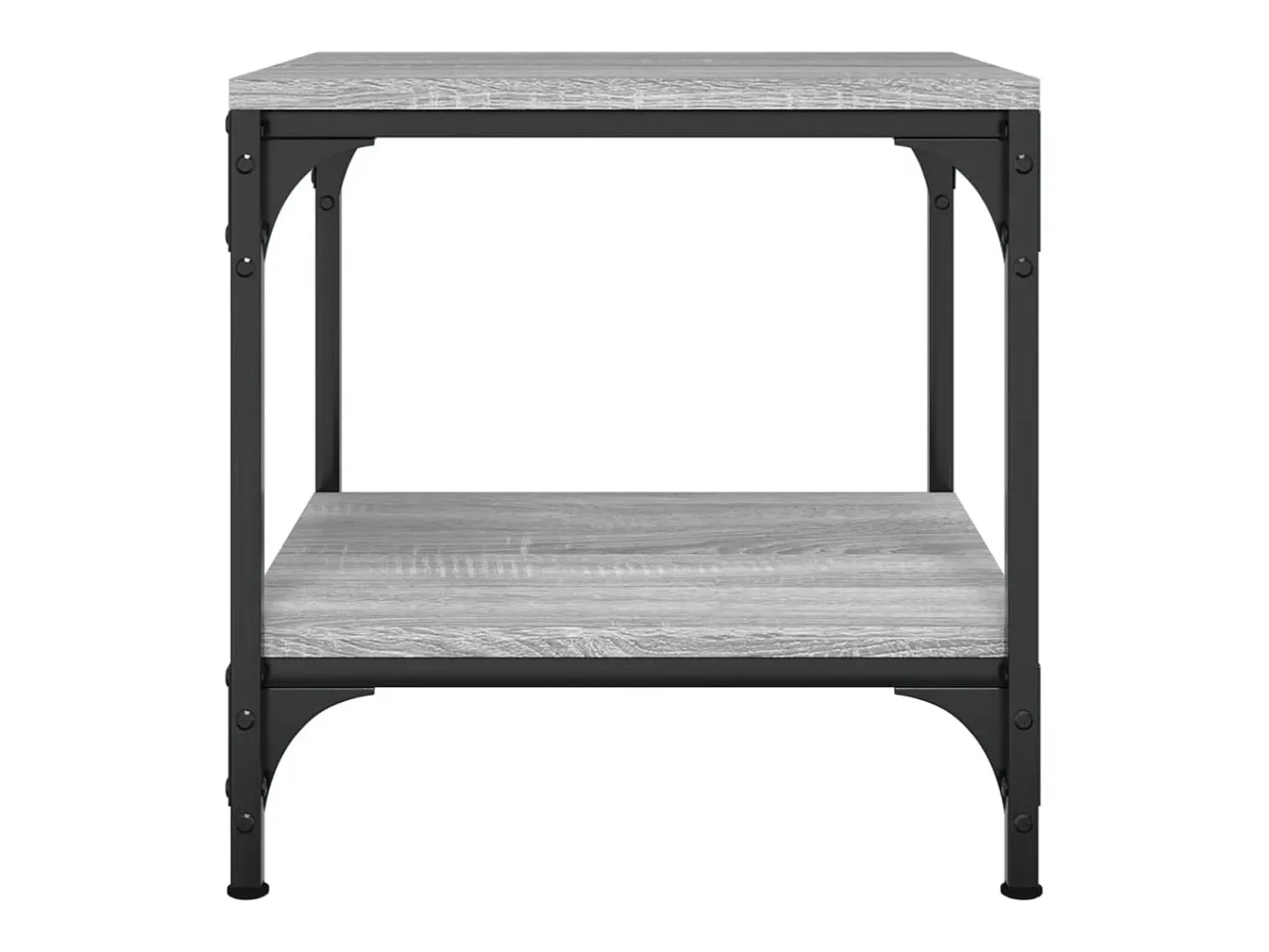 Mesa De Centro| Conjunto de 2 Mesas de Centro | Mesa de apoio | Mesa de café 40x40x40 cm derivados madeira cinza sonoma Cinzento
