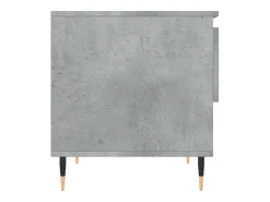 Conjunto de 2 Mesas de Centro | Mesa de apoio | Mesa de café 50x46x50 cm deriv. madeira cinza-cimento^ Mesa De Centro